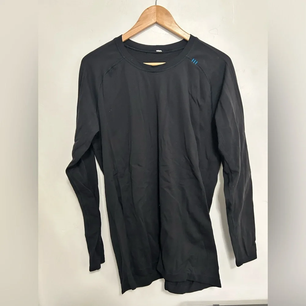 Lululemon men’s long sleeve black size xl - Picture 1 of 4